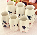 Ceramic mug coffee cup milk mug/creative couple cup
