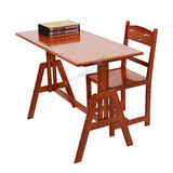 新款楠竹儿童学习桌椅子可升降实木书桌小学生课桌写字台长方桌子
