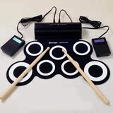 手卷架子鼓模拟爵士鼓盘入门DTX游戏USB智能成人练习便携式电子鼓