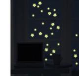 星星夜光自粘墙贴幼儿教室墙壁装饰贴画玻璃窗门布置卡通贴纸贴画