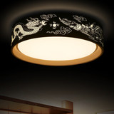 新款LED吸顶灯圆形客厅灯无极调光个性镂空铁艺灯特价包邮
