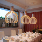 北欧复古创意个性loft玄关灯饰过道餐厅钻石铁艺工业吊灯鸟笼灯具