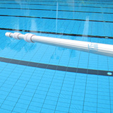 游泳池救生杆勾吸污机铝合金伸缩杆竿叶网杆清洁杆池刷杆13589米