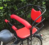 a自行车双人双胞胎宝宝儿童后座椅电动单车车后置坐椅