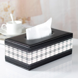 涵养欧式纸抽盒皮革纸巾盒高档 创意车载家居用客厅餐巾纸盒包邮