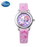 儿童手表女款 正品迪士尼粉色皮带小孩镶钻表 学生迪斯尼女童手表