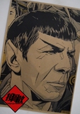 星际旅行 斯波克Spock 电影牛皮纸海报照片墙 酒吧咖啡厅装饰画