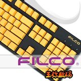 斐尔可 Filco 忍者二代87/104键 黄金限量版 黑茶青轴 机械键盘