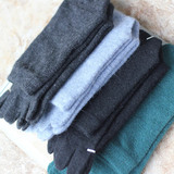 羊毛五指袜 冬季保暖 兔羊毛厚 男士五指袜 舒适 防臭抗菌