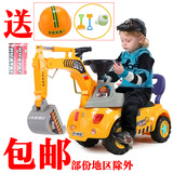 包邮恒泰儿童挖掘机可坐可骑工程车多功能滑行车挖挖机儿童节礼物