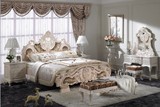 法式实木雕花双人床宫廷公主床婚床卧室家具套装组合欧式豪华大床