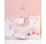 英国正品mothercare童装代购粉色小动物婴儿发声玩具床铃