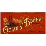 法国进口BONNAT博纳100%纯黑无糖巧克力排100克 现货新款