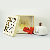 高档茶叶盒 创意台灯式茶叶木盒 茶叶罐 大红袍茶盒现货包装定制