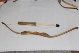 表演道具仿古弓箭木质弓箭成人射箭器材竹户外运动传统比赛玩具弩