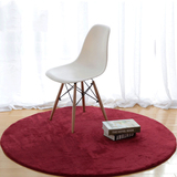 珊瑚绒圆 地毯满铺现代简约茶几沙发吊篮电脑椅地垫门垫卧室地毯