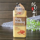包邮！韩国LG ON 蜂蜜蜂胶精华牛奶身体乳 滋养美白保湿 400ml