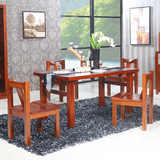 实木餐桌 海棠木全实木餐桌 现代新中式餐桌餐椅组合