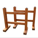 常规大木板支架实木原木红木画案办公桌班台桌脚简约现代支架腿架