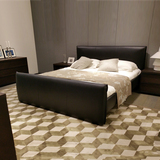 伯斯豪森真皮床布艺床小户型婚床1.8米1.5米储物床简约现代可定制