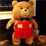 ted熊正版公仔围裙贱熊毛绒玩具电影泰迪熊抱抱熊玩偶生日礼物