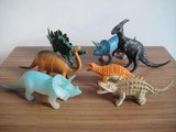 热卖90年代老胶皮玩具 侏罗纪恐龙模型 怀旧收藏 70-80后老玩具