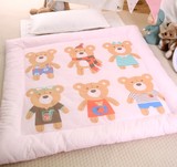 韩国代购 泰迪熊婴儿薄被 被子+垫子+枕头床上用品套装 36.98