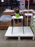 重庆宜家家居IKEA代购安迪洛儿童餐椅宝宝餐椅凳子高脚椅含餐板99