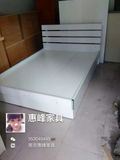 南京简易家具厂家直销 白色实木床 双人床