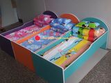 儿童单人床造型床/幼儿园专用床/幼儿床儿童木质床防火板床宝宝床