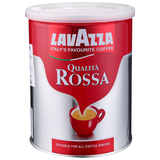 【天猫超市】意大利进口乐维萨LAVAZZA罗萨红咖啡粉250g/罐