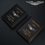 二战收藏飞行员 真皮  证件套 防消磁  驾驶 超薄卡包纯皮钱夹