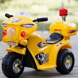 新款儿童电动摩托车儿童电动车三轮车电动宝宝电瓶车童车警车