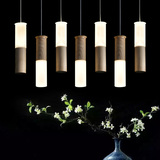 木修远-荧光棒」艺术创意餐厅吊灯现代简约LED单头多头长形吊灯具