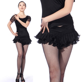 朵俏 春季新款超短双层花边性感 专业拉丁舞裙裤 裤裙短裙WK013