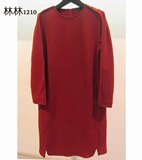 Marisfrolg玛丝菲尔2016年春款红色连衣裙A11610276原价4980