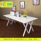 经济型餐桌椅组合松木餐桌欧式白色餐桌实木家庭餐桌长方形餐桌椅