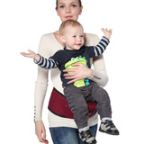 背背亲纯棉婴儿腰凳 夏季透气 多功能宝宝坐凳单腰凳 抱小孩腰登
