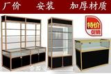 深圳展示柜化妆品精品陈列柜手机柜台定做钛铝合金玻璃柜包邮安装
