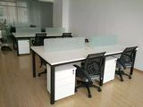 北京办公家具现代钢架办公桌椅时尚屏风桌组合4人位工作位职员桌