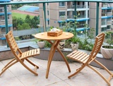 天然竹木圆桌折叠便携式餐桌户外休闲桌书桌移动餐桌新款桌