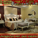欧式实木床1.8米全实木双人床新古典大床布艺公主床婚床卧室家具