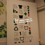 0.1温馨宜家IKEA达里登装饰贴纸墙饰家居用品标注用贴纸多款式