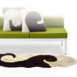 AUSKIN现代欧式客厅沙发羊毛地毯纯手工羊皮毛一体卧室床边毯防滑