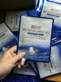 韩国代购正品SNP海洋燕窝水库面膜单片深层补水保湿美白营养滋润