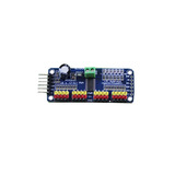 Arduino 16路 PWM/Servo/舵机驱动板 控制器 机器人IIC接口(E3B4)