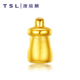 TSL/谢瑞麟3D硬金新品黄金吊坠创意转运珠足金项链挂坠礼物 XH350