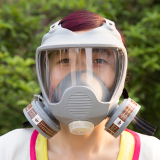 正品大视野防毒面具全面罩化工喷漆打磨防灰尘消防专用比美3M6800