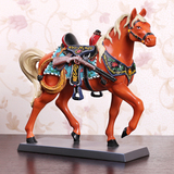 创意家居礼品 办公室空间装饰饰品动物摆件 战马