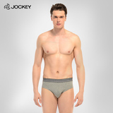 Jockey男式内裤 棉加莫代尔时尚舒适贴身高弹三角裤